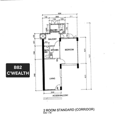 Blk 82 Commonwealth Heights (Queenstown), HDB 2 Rooms #559120961
